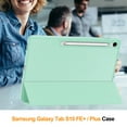 thumbnail image 5 of Case for Samsung Galaxy Tab S10 FE Plus 13.1" 2025, Folding Folio Ultra-Thin Smart PU Leather Tri-Fold Stand Stand Case Cover with Stylus Holder for Samsung Galaxy Tab S10 FE Plus 13.1" 2025, Mint, 5 of 8