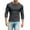 Dark Gray, variant on MIXUE Summer Shirts For Men Solid Color Soft Round Neck Long Sleeve Slim Fit Casual Basic Tops Pullover Tshirts Outwear,Blue,L