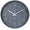 Grey, variant on Oumers 12” Quartz Modern Silent Non-Ticking Gray Round Wall Clock with 3D White Numbers