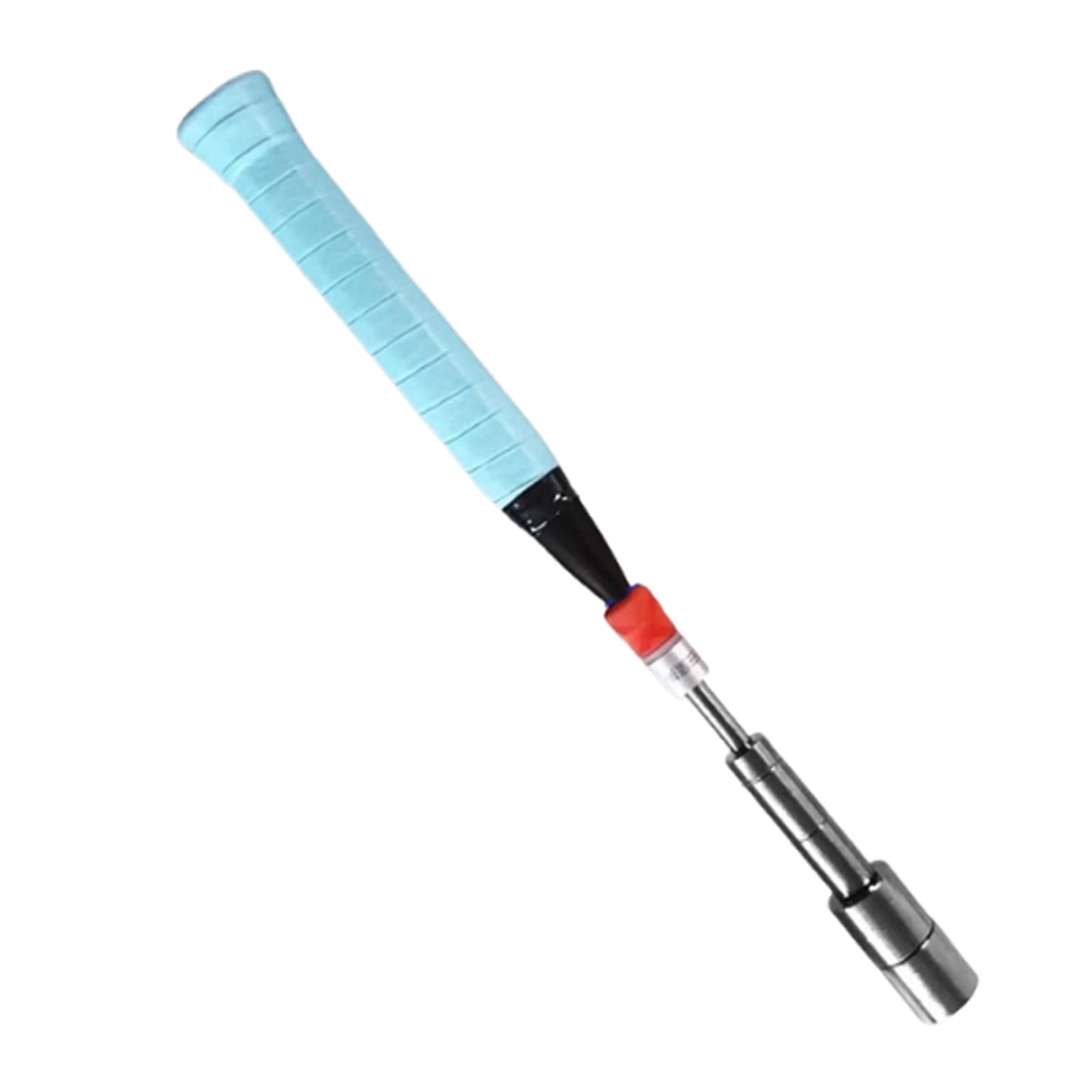 Dualoai Badminton Racket Swing Training Warm up Stick Portable Posture Correction Comfortable Grip Sound Remind Auxiliary Tool 400g