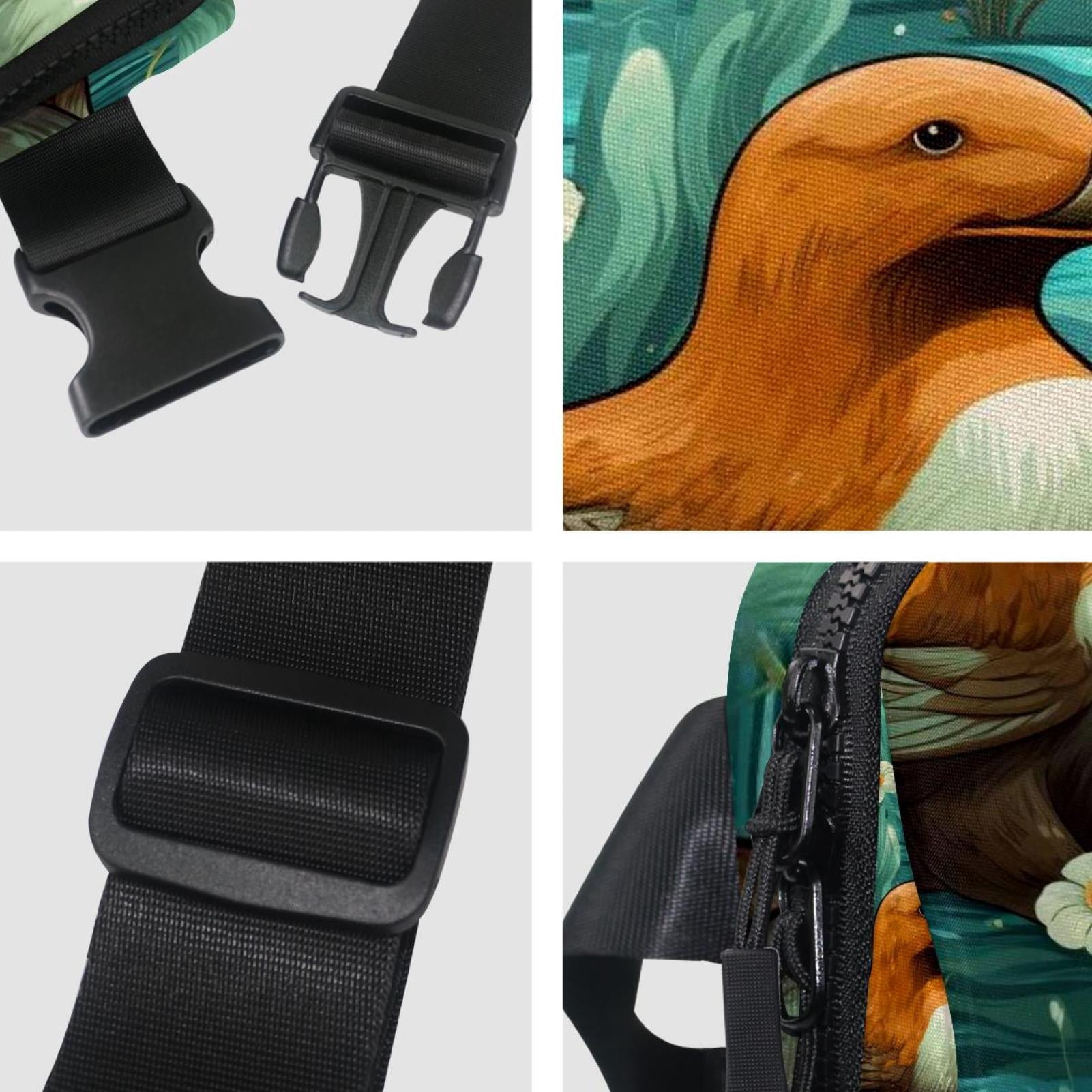 Platypus Lightweight Adjustable Waist Bag with Extension Strap - Unisex Fanny Pack