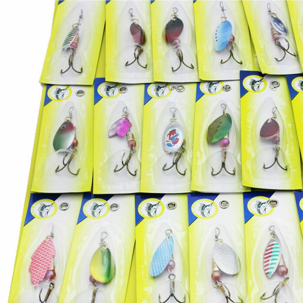 JahyShow 30PCS Fishing Lures Metal Spinner Baits Martinique | Ubuy