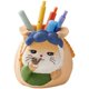 thumbnail image 1 of Soporte para bolígrafos con diseño creativo de gato de resina con tubo para escritorio, 1 of 1