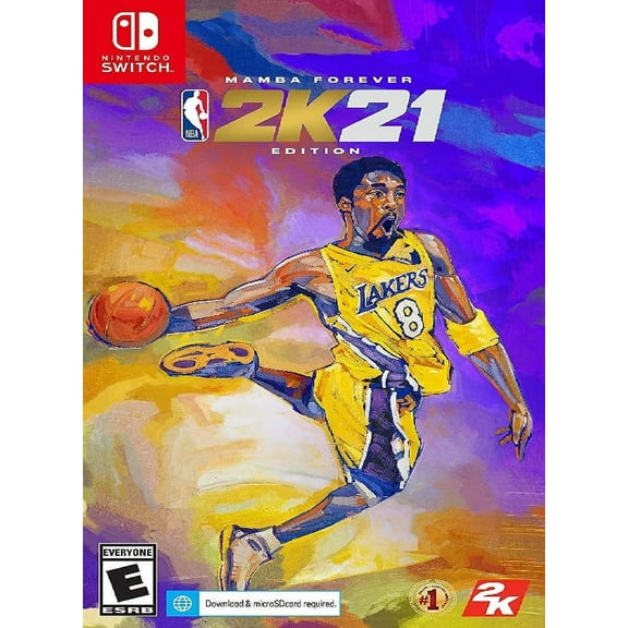 Restored NBA 2K21 Mamba Forever Edition (Nintendo Switch, 2020) Basketball Game (Refurbished)