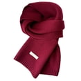 thumbnail image 3 of Daznico Elegant Knitted Scarf Warm Winter for Fashionable Everyday Wear Soft and Cozy Unisex Neck Wrap Versatile Lightweight Style for All Seasons and Occasions,One Size, 3 of 3