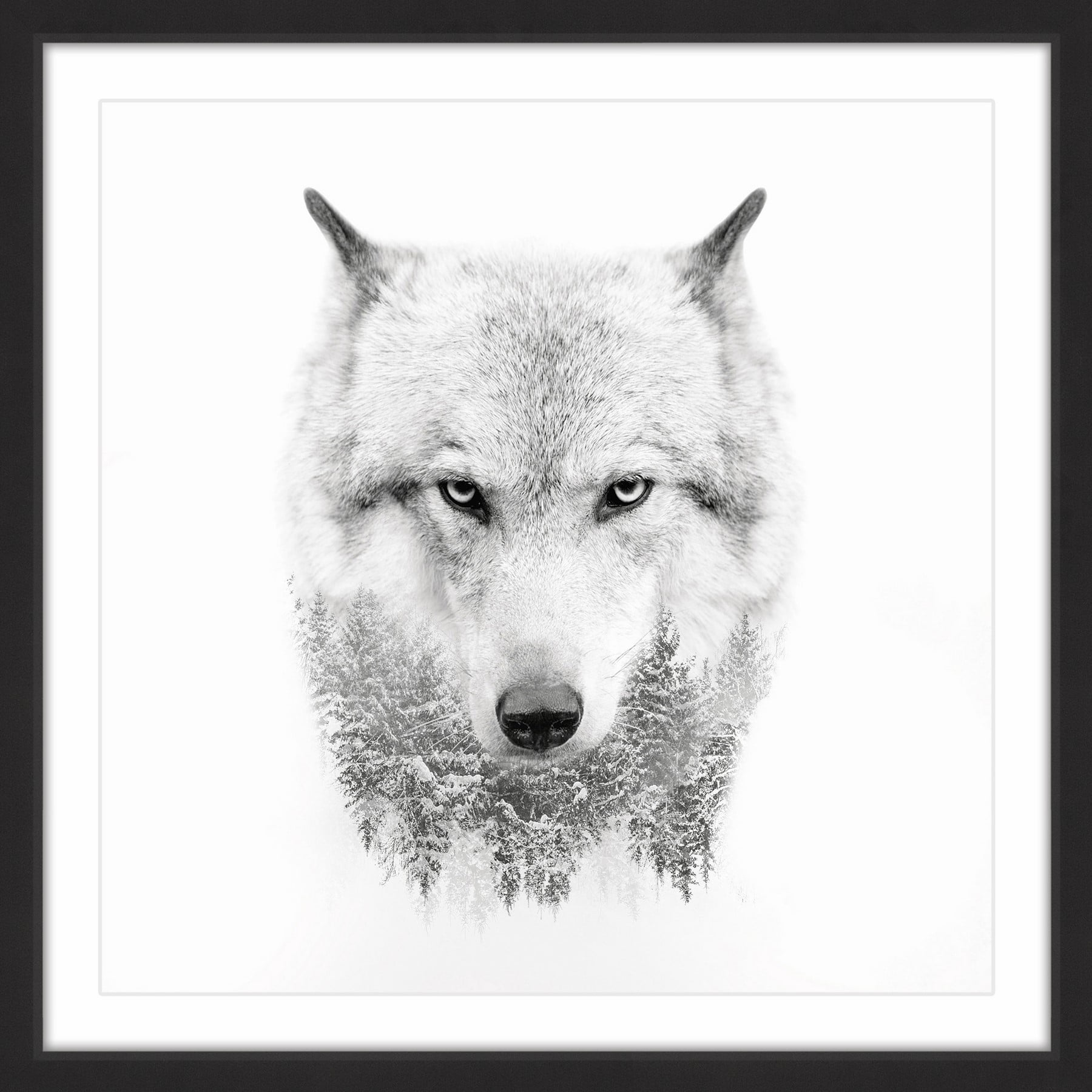 "Wolf Spirit" Framed Painting Print