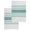 Teal green, variant on Grey Blue Stripes Kitchen Dish Towels for Drying Dishes Set of 2, Country Modern Gradient Lines Art Waffle Weave Microfiber Hand Tea Bathroom Towels Quick Dry & Absorbent Towel 15.7x23.6