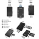 thumbnail image 3 of Lector de tarjetas TF/SD, lector de tarjetas de memoria 3 en 1 con tres conectores, adaptador de lector de tarjetas USB 2.0, compatible con Windows, Mac OS, Linux, Android Vhermosa 223166-1, 3 of 8