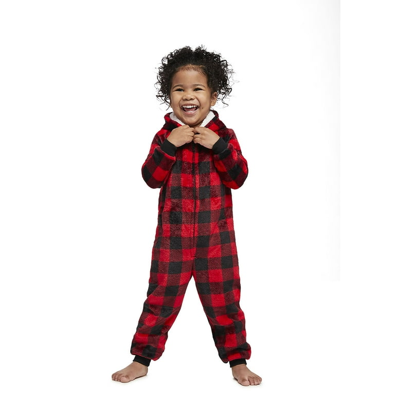 Baby Boy Buffalo Plaid Onesie