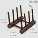 thumbnail image 2 of Escurreplatos de madera de bambú, organizador de cocina para platos, cuencos, tazas, tapas de ollas y tablas de cortar., 2 of 7