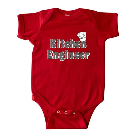 

Inktastic Kitchen Engineer Gray Gift Baby Boy or Baby Girl Bodysuit