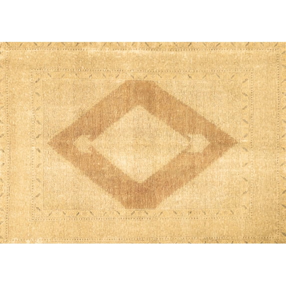 Ahgly Company Indoor Rectangle Persian Brown Traditional Area Rugs, 6' x 9'