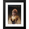 thumbnail image 2 of François Schommer 18x24 Black Modern Framed Museum Art Print Titled - Portrait of Jeanne Samary (1857-1890), Member of the Comedie-Francaise (1878-1888), 2 of 5