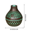thumbnail image 3 of Deeceymbur Wood Aroma Essential Oil Diffuser, 200ml Mini New Wood Grain Aroma Diffuser Humidifier Office and Home Desktop Product, 3 of 5