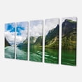 thumbnail image 2 of Green Lake Sognefjord Norway - Landscape Canvas Art Print, 2 of 3