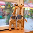 thumbnail image 1 of Doll Cartoon Giraffe Plush Doll Wearing Cloth Design Full Filled Small Giraffe Plush Toy for Entertainment heqiyong LED, 1 of 2