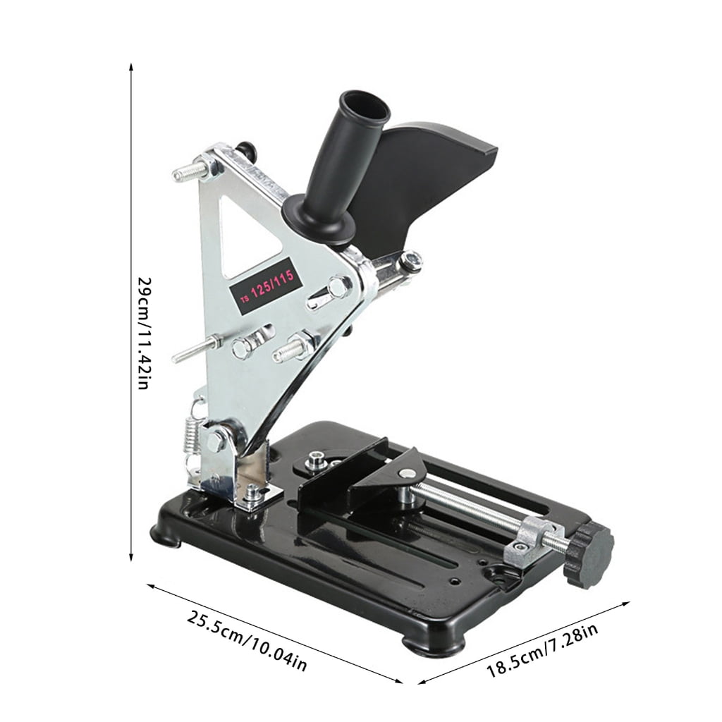 MOMOJIA Adjustable Angles Grinder Stand Mounting Bracket Stabilizers For 100-125mm Grinder Tool Mount With Solid Cast Iron Base