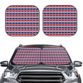 thumbnail image 2 of Salouo Fourth Of July Pattern Car Windshield Sun Shade Foldable | Front Windshield Shade for Sun, Heat and UV Rays | Interior Sun Protection-Large, 2 of 6