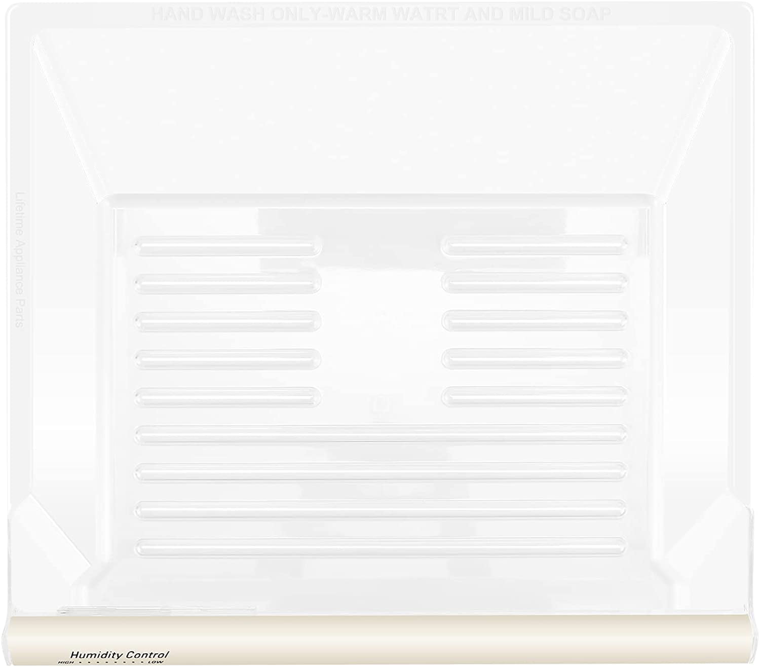 Upgraded Lifetime Appliance Parts 2188656 Crisper Bin (Upper) Compatible with Whirlpool Refrigerator | Fridge Drawers | Kenmore Refrigerator Parts | Whirlpool Shelf Replacement - WP2188656