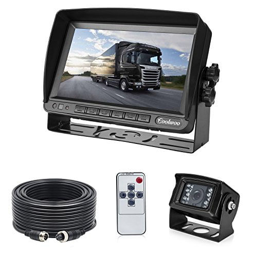 Backup Camera System Kit For Rv Van Camper Box Truck Ip69 Waterproof 175º Wide View Angle 7 Inch Lcd Adjusting Monitor For Front And Reversing Cw Bus 70 Walmart Com Walmart Com