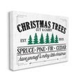 thumbnail image 3 of Stupell Industries Christmas Trees Vintage Sign Graphic Art Gallery Wrapped Canvas Print Wall Art, Design by Lettered and Lined, 3 of 7
