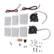 thumbnail image 1 of Filtros De Carbón Para Impresora 3D, Carbón Activado Para Impresora 3D Eliminación De Olores Recargables De Alta Densidad 2 Turboventiladores De Bajo Ruido Para Actualización, 1 of 7
