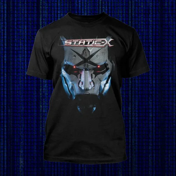 Static X shirt Music Lover Heavy Cotton Black All Size T Shirt For Men