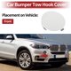 thumbnail image 2 of Tapa del gancho de remolque del parachoques del automóvil Unique Bargains No.51117378591 para BMW X5 F15 2014-2018 Blanco Montaña Nevada Plástico 1 Pcs Frontal Duradero, 2 of 7