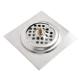 thumbnail image 3 of 15 X15cm Stainless Steel Strainer Round Floor Drain Filter Useful, 3 of 7