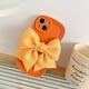 thumbnail image 1 of Funda de teléfono con nudo de lazo grande 3D para iPhone 13, 12, 11 Pro Max, borde ondulado, lente de silicona suave, cubierta protectora completa para Apple XR, X, XS MAX Fivean unisex, 1 of 2