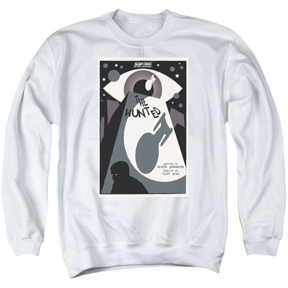 Star Trek Tng Season 3 Episode 11 Adult Crewneck Sweatshirt White