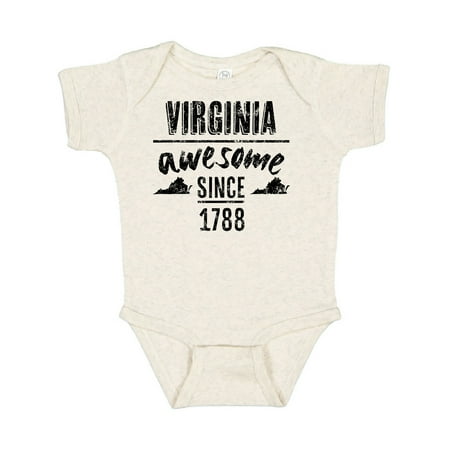 

Inktastic Virginia Awesome Since 1788 Gift Baby Boy or Baby Girl Bodysuit