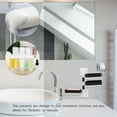 thumbnail image 3 of Adhesive 3 Layer Soap Holder Wall Mounted Rotating Dish for Bathroom Black, 3 of 6