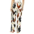 thumbnail image 3 of Daiia Roosters and Chickens Women's Sleep Pant with Pockets and Drawstring,Pajama Pants-XX-Large, 3 of 9