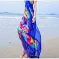 thumbnail image 2 of Women Bikini Beach Wear Hot Summer Beach Sarongs Chiffon Scarves Geometrical Design Swimsuit Cover Up Dress Kaftan Sarong Dress, 2 of 2
