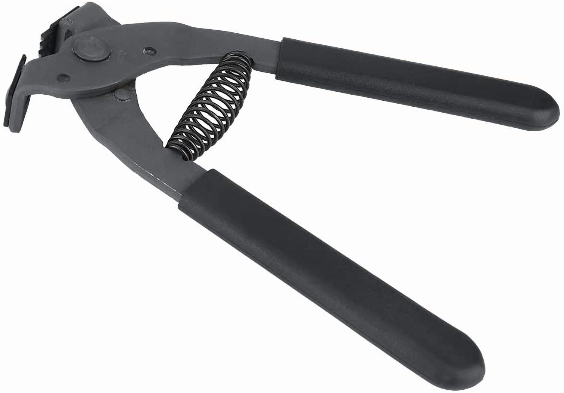 ABCISI Leather Silent Pliers, 17cm / 6.7in Carbon Steel Silent Pliers for Leather Craft, Hole Punch Tool for Belts, Purses & Watch Bands - Home DIY Craft Projects (4mm-4 Teeth)