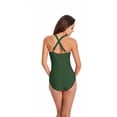 thumbnail image 5 of Womens Solid Color Backless Swimsuit Spaghetti Straps Comfortable Adjustable Fashion Bikini Small Chest Beachwear, 5 of 9