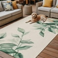 thumbnail image 2 of Fsddascl Summer Leaves Outdoor Rug for Patio/Deck/Porch, Non-Slip Large Area Rug 5 x 8 Ft, Retro Country Botanical Leaf Plants Indoor Outdoor Rugs Washable Area Rugs, Reversible Camping Rug Carpet, 2 of 5