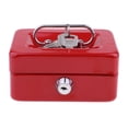 thumbnail image 1 of Caja de almacenamiento con cerradura de metal, contenedor de seguridad para Rojo, 1 of 9