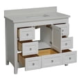 thumbnail image 3 of Kitchen Bath Collection Abbey 42'' Single Bathroom Vanity Set, 3 of 6