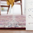thumbnail image 5 of SAFAVIEH Tucson Julia Oriental Machine Washable Runner Rug, Red/Beige, 2'6" x 10', 5 of 12