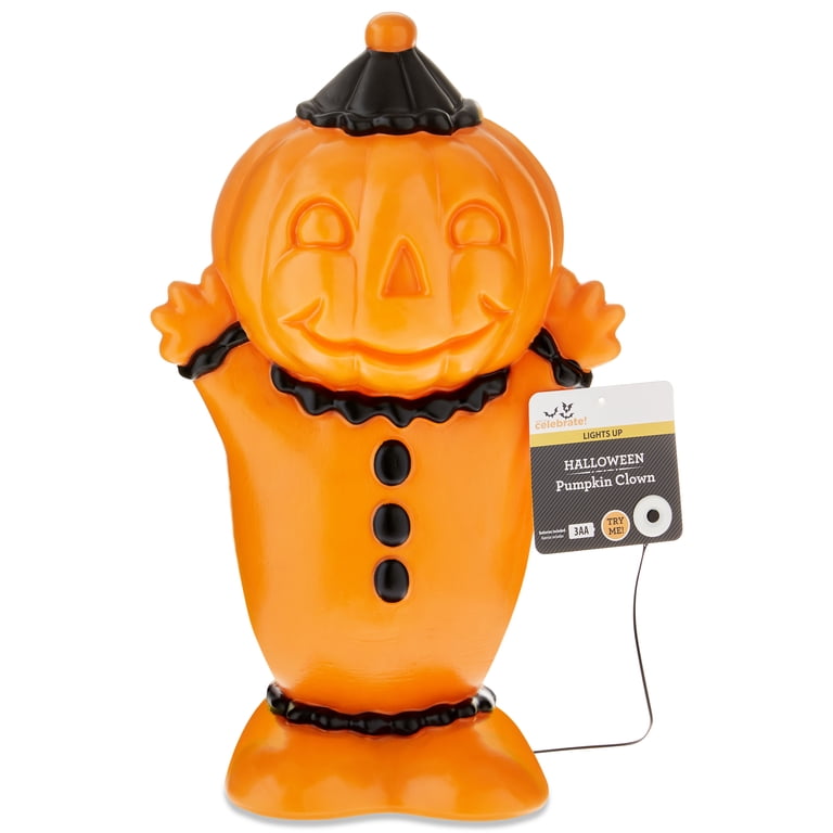Way To Celebrate Halloween Vintage Pumpkin Decor 17in Whimsical