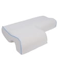 thumbnail image 4 of BOKYAN Couples Sleeping Pillow Breathable Memory Foam Contour Pillow Anti-Hand Pressure Sponge Space Pillow for Side Back Sleepers (17.7 x 9.8 x 9.1 inches / 45 x 25 x 23 cm), 4 of 9