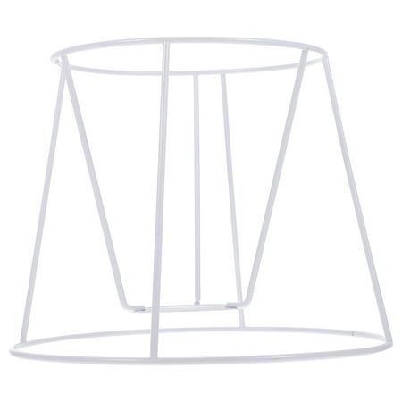 

Lamp Shade Lampshade Frame Light Bracket Diy Cage Ceiling Guard Metal Ring Wire Holder Shades Chandelier Table Iron