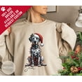 thumbnail image 1 of Custom Dalmatian Christmas Dog Sweatshirt, Personalized Dog Christmas Gift For Pet Lover,F - White - M, 1 of 2