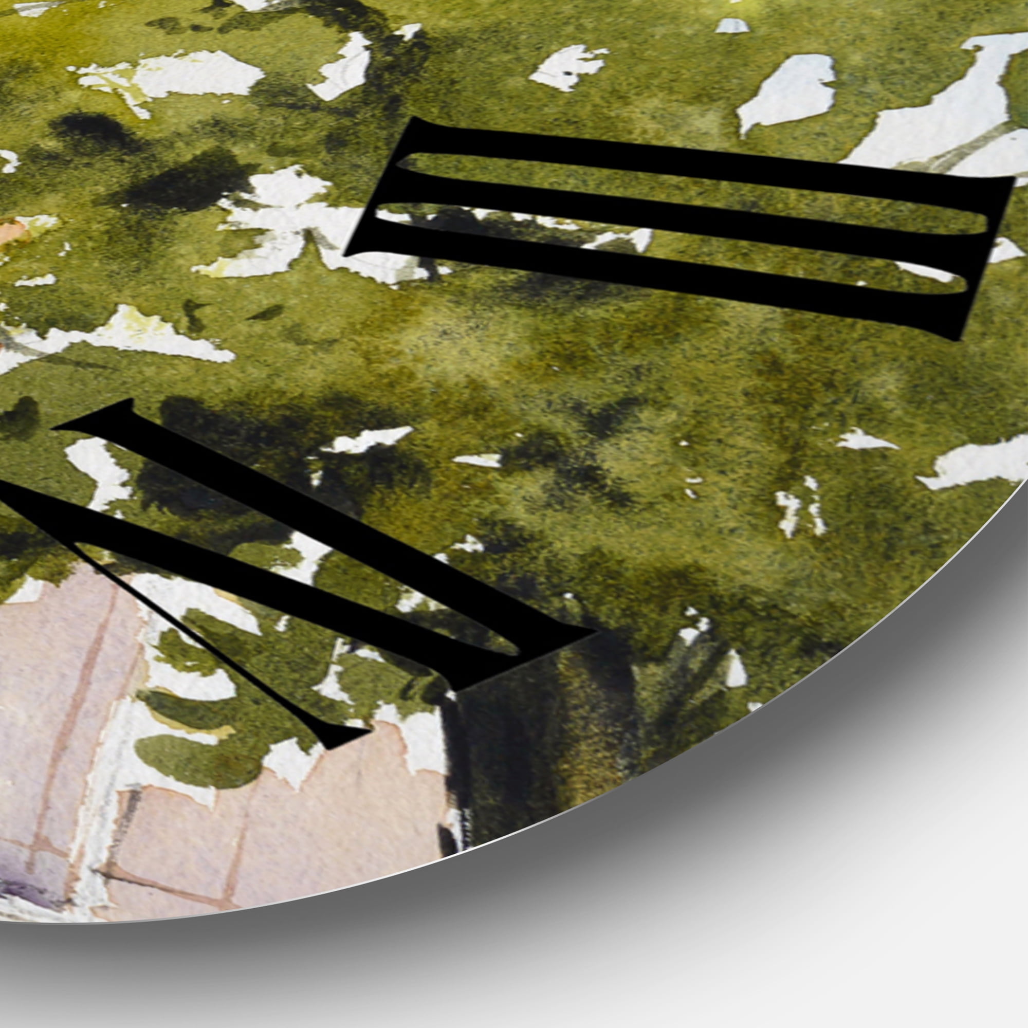 Designart 1 in Country Wall Clock