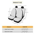 thumbnail image 2 of Renewold Sunflower Paw Car Seat Cover with Steering Wheel Cover+Cup Coasters+Seatbelt Pads+Armrest Cover+Gear Shift Cover+Handbrake Cover 12pcs Set,Soft Auto Seat Interior Accessories for Sedan SUV, 2 of 9