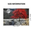 thumbnail image 2 of JRXY Red Tree Flowers Full Moon Wooden Puzzle Challenging Difficult Wood Puzzle for Adults 1000 PCS, 2 of 6