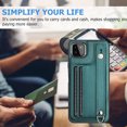 thumbnail image 3 of Nalacover Wallet Case for Samsung Galaxy A22 5G, Business PU Leather Unique Design Wristband Kickstand Credit Card Holder Slots Shockproof Scratch Resistant Phone Case for Samsung Galaxy A22 5G,Green, 3 of 6