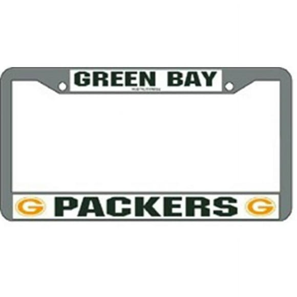 Green Bay Packers License Plate Frame Chrome